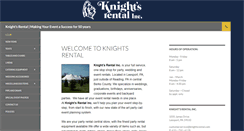 Desktop Screenshot of knightsrental.com