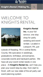 Mobile Screenshot of knightsrental.com